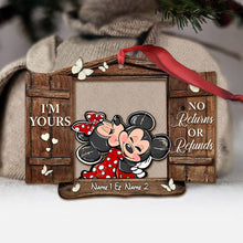 Load image into Gallery viewer, Personalized Christmas Mouse Ornament Custom Name Gift
