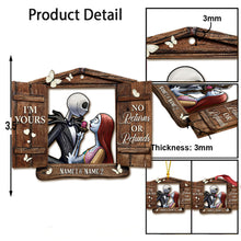 Load image into Gallery viewer, Personalized Nightmare Before Christmas Ornament Custom Names Gift for Couples
