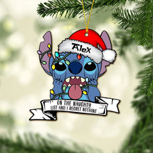 Load image into Gallery viewer, Personalized Christmas Ohana Ornament Custom Name Gift
