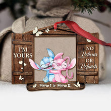 Load image into Gallery viewer, Personalized Christmas Ohana Ornament Custom Name Gift for Couples
