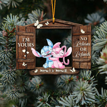 Load image into Gallery viewer, Personalized Christmas Ohana Ornament Custom Name Gift for Couples
