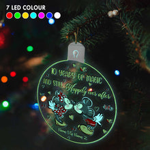 Load image into Gallery viewer, Personalized LED Acrylic Christmas Ornament Custom Names Gift
