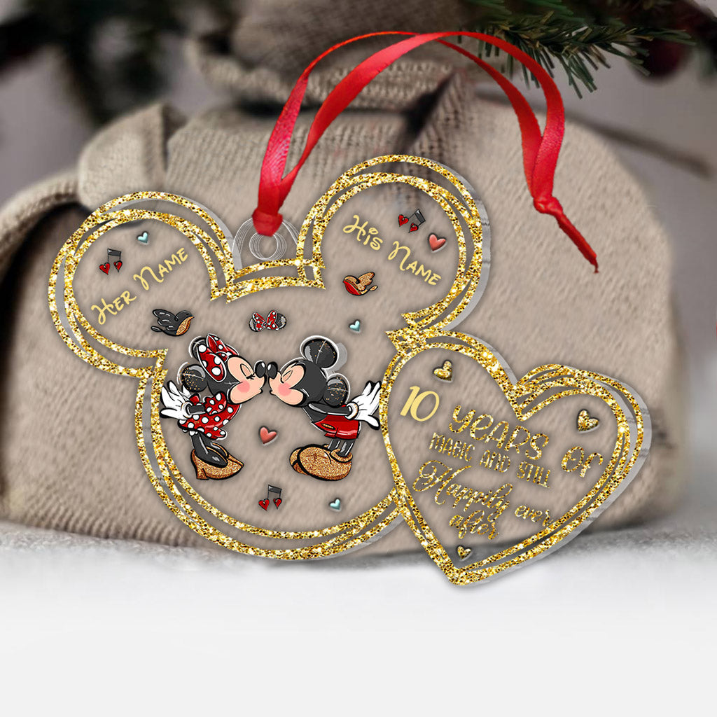 Personalized Christmas Mouse Ornament Custom Name Gift