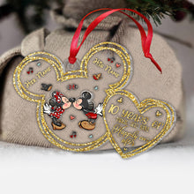 Load image into Gallery viewer, Personalized Christmas Mouse Ornament Custom Name Gift
