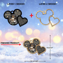 Load image into Gallery viewer, Personalized Christmas Mouse Ornament for Grandma | Custom Gift
