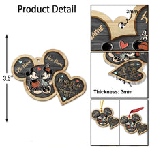 Load image into Gallery viewer, Personalized Mickey Mouse Christmas Ornament Custom Names Gift
