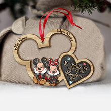Load image into Gallery viewer, Personalized Christmas Mouse Ornament Custom Name Gift
