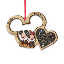 Load image into Gallery viewer, Personalized Christmas Mouse Ornament Custom Name Gift

