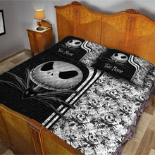 Load image into Gallery viewer, Personalized Halloween Quilt Set Custom Name Gift for Kids
