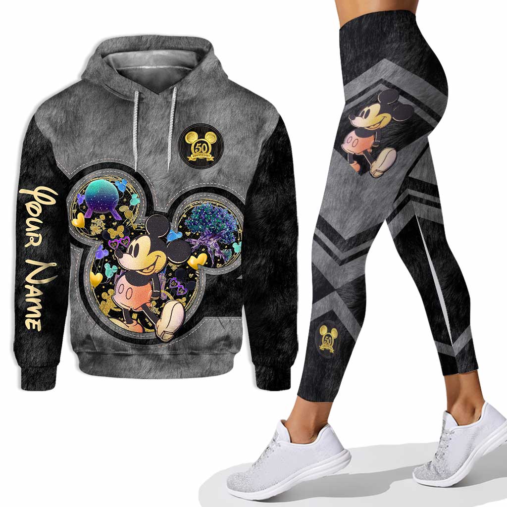 Personalized Mouse Hoodie and Leggings Custom Name Gift for Kids