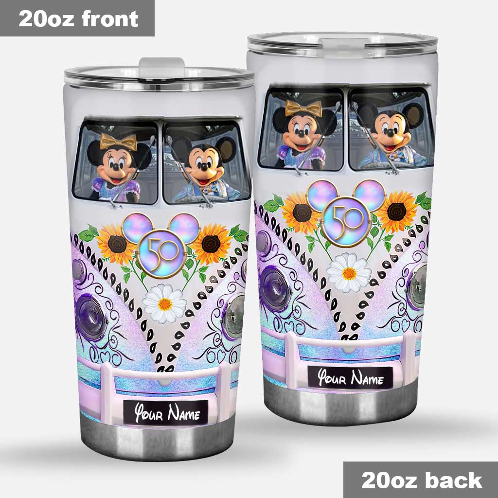 Personalized 50 Years Of Magic Mouse Tumbler Custom Name Gift