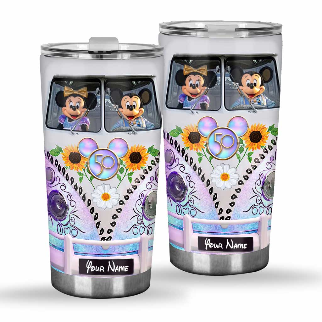Personalized 50 Years Of Magic Mouse Tumbler Custom Name Gift