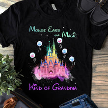 Load image into Gallery viewer, Personalized Mouse Ears T-Shirt for Grandma | Custom Magic Gift
