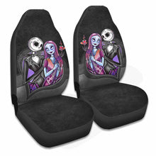 Load image into Gallery viewer, Personalized Nightmare Themed Seat Covers for Couples
