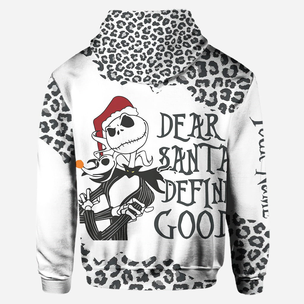 Personalized Christmas Hoodie and Leggings Set with Custom Name