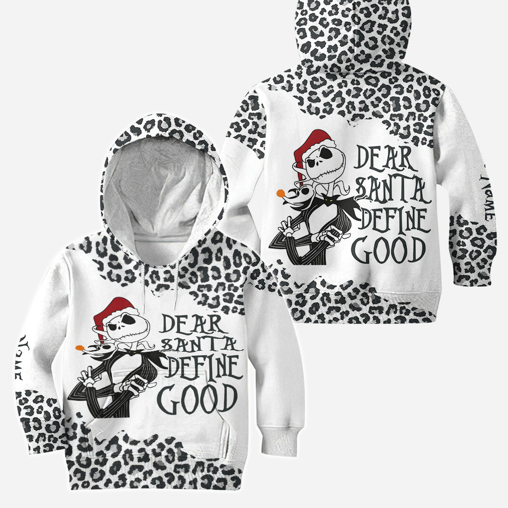 Personalized Christmas Hoodie and Leggings Set with Custom Name