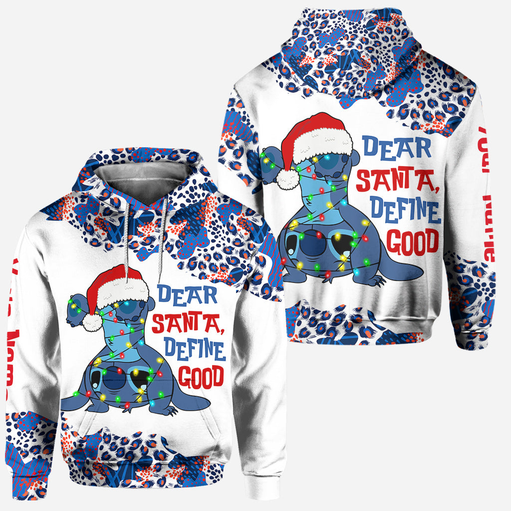 Personalized Christmas Ohana Hoodie & Leggings Set Gift