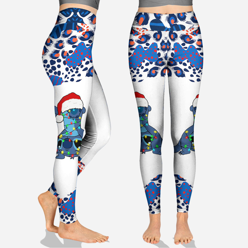 Personalized Christmas Ohana Hoodie & Leggings Set Gift
