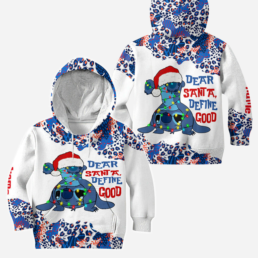 Personalized Christmas Ohana Hoodie & Leggings Set Gift