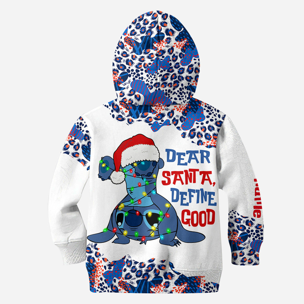 Personalized Christmas Ohana Hoodie & Leggings Set Gift