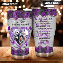 Load image into Gallery viewer, Personalized Couples Tumbler with Custom Names Unique Gift for Anniversary or Valentine's Day
