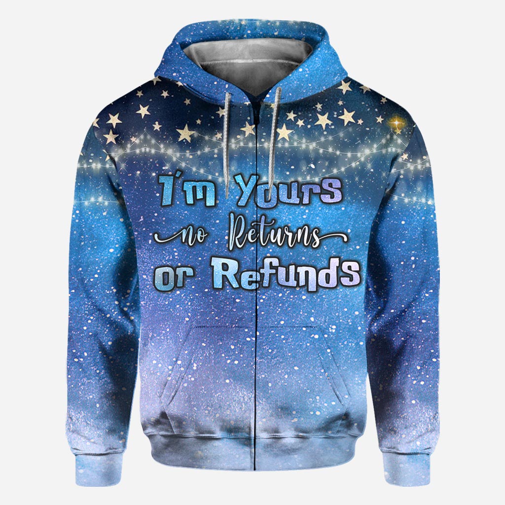 Personalized Couple Ohana Hoodie Galaxy Print Custom Names Gift