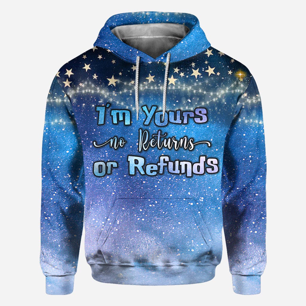 Personalized Couple Ohana Hoodie Galaxy Print Custom Names Gift