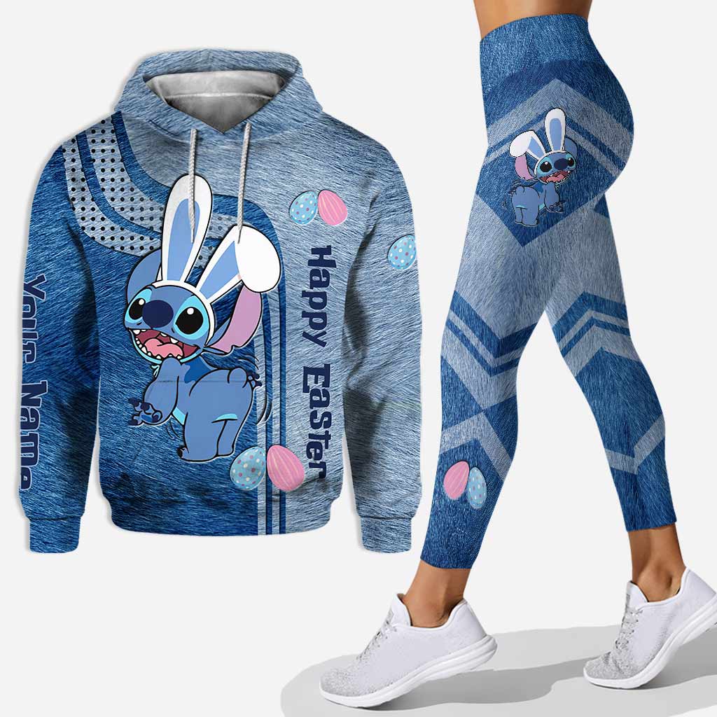 Personalized Easter Hoodie and Leggings Set Custom Name Gift