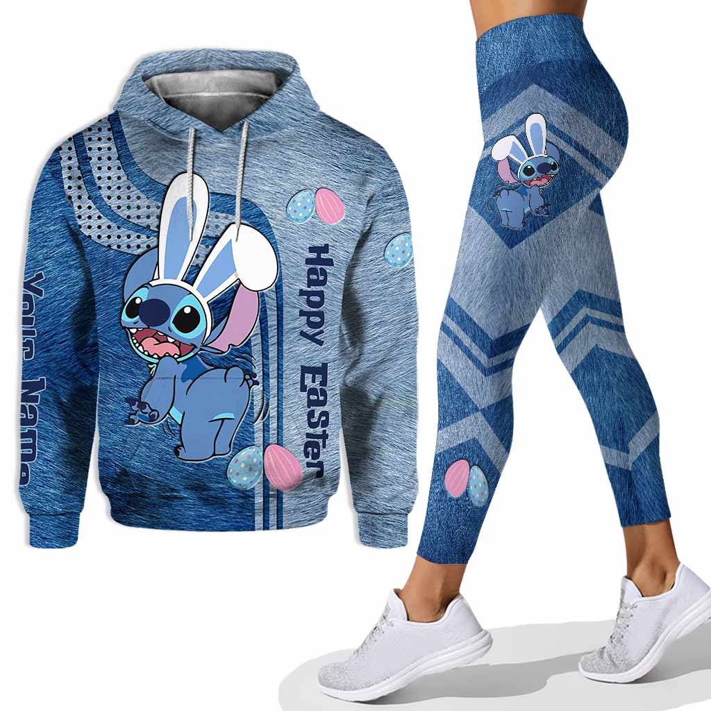 Personalized Easter Hoodie and Leggings Set Custom Name Gift