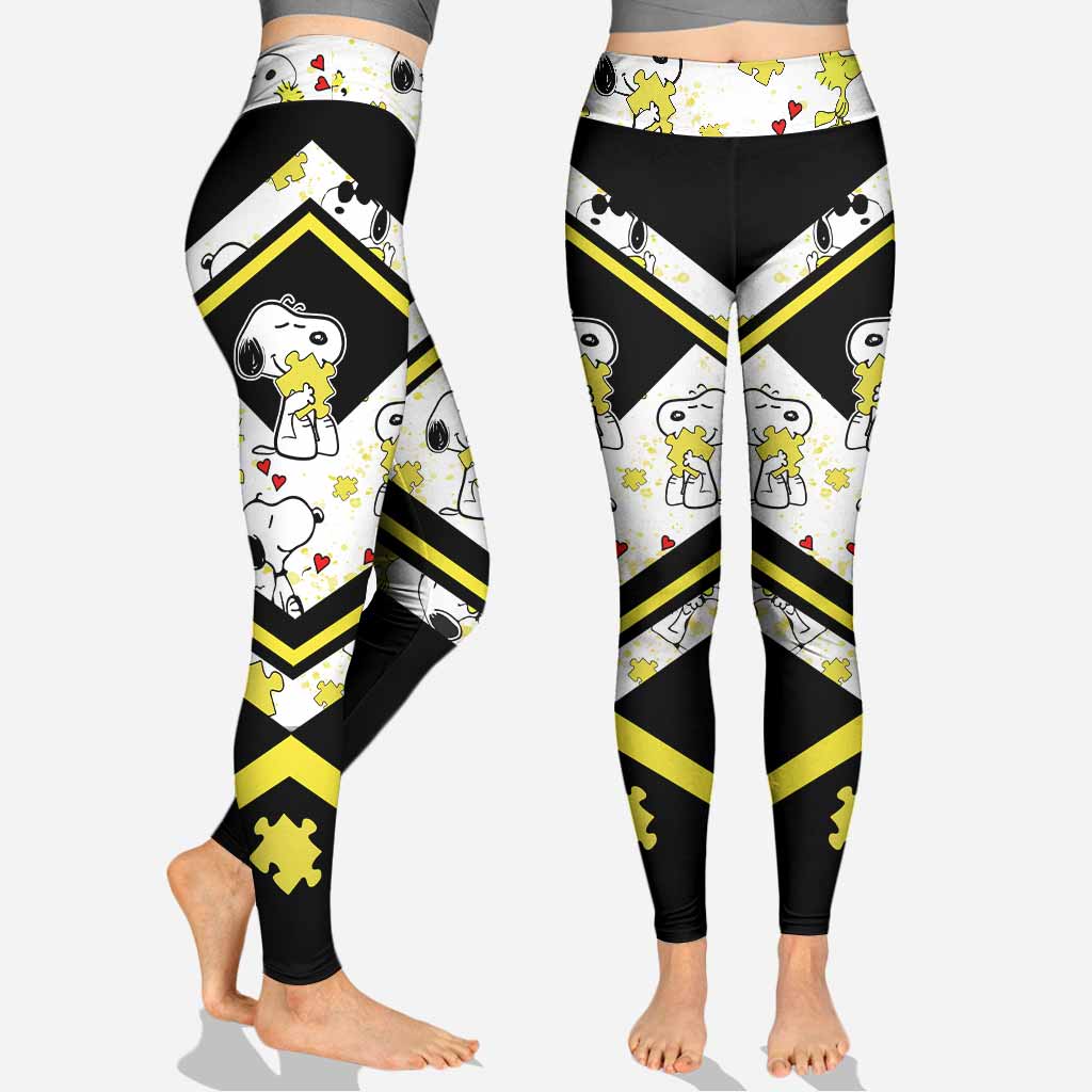 Personalized Autism Awareness Hoodie and Leggings Set for Kids