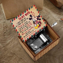 Load image into Gallery viewer, Personalized Hand Crank Music Box for Wife - Unique Gift
