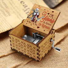 Load image into Gallery viewer, Personalized Hand Crank Music Box Custom Name Gift for Couples
