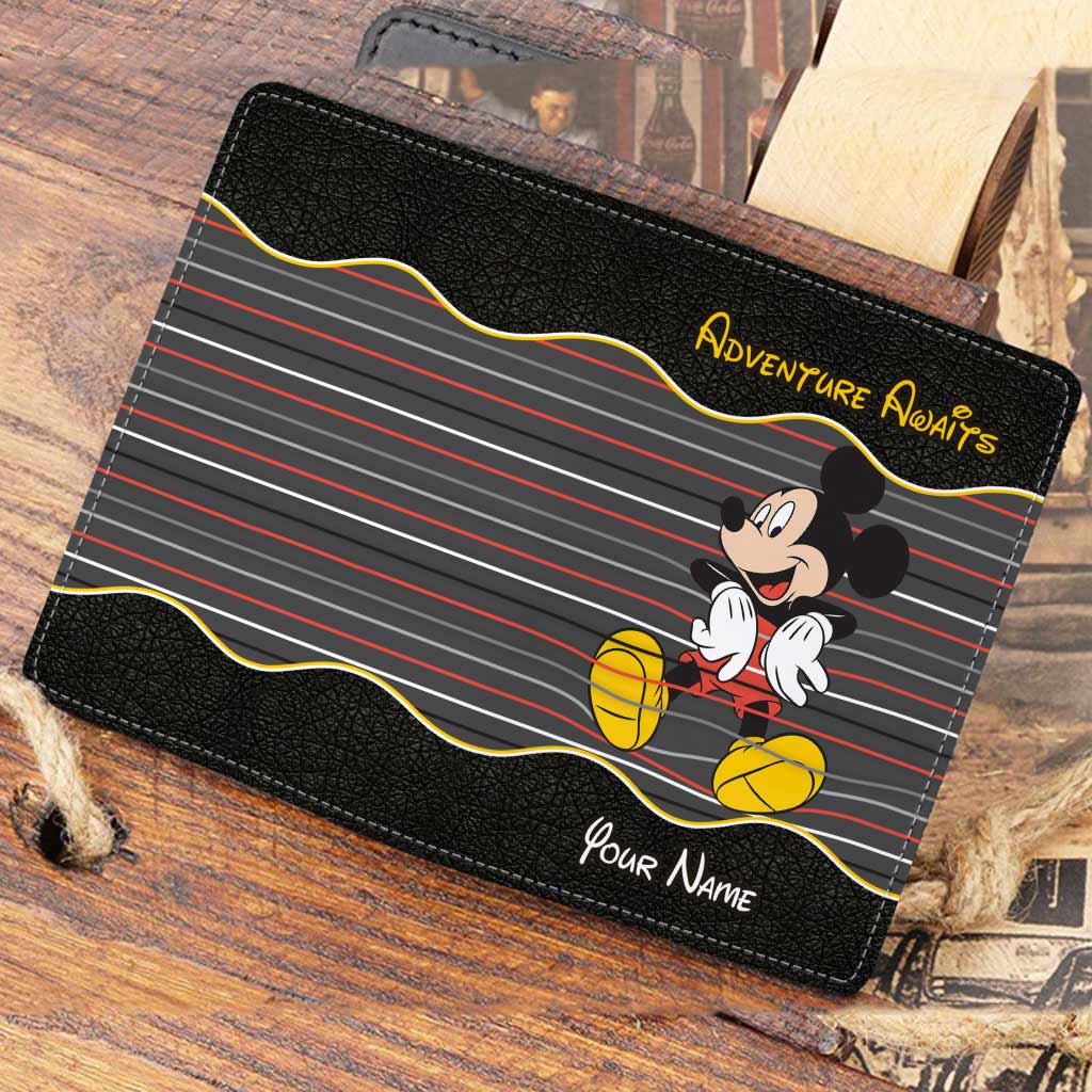 Personalized Mouse Passport Holder Custom Name Travel Gift for Kids
