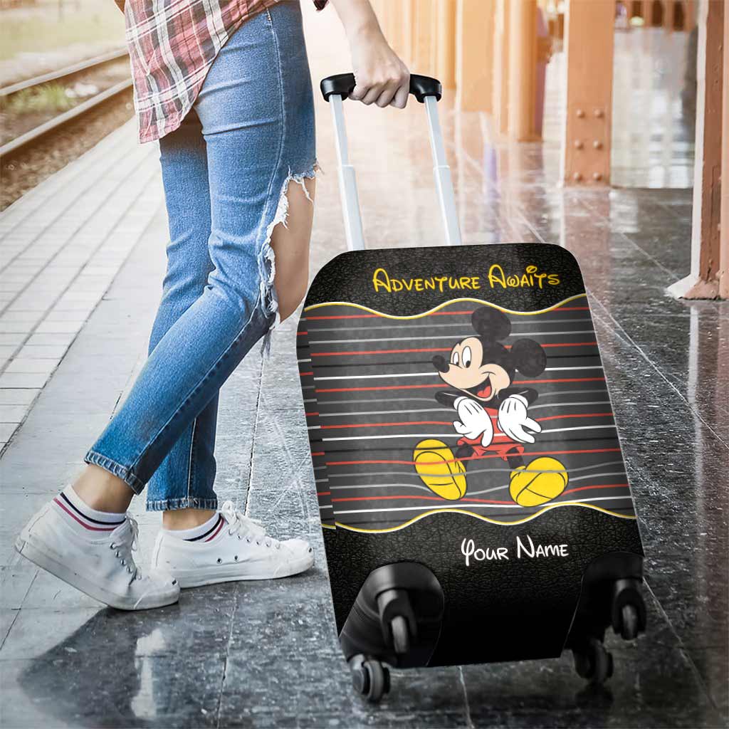 Personalized Disney Mickey Mouse Luggage Cover for Travel