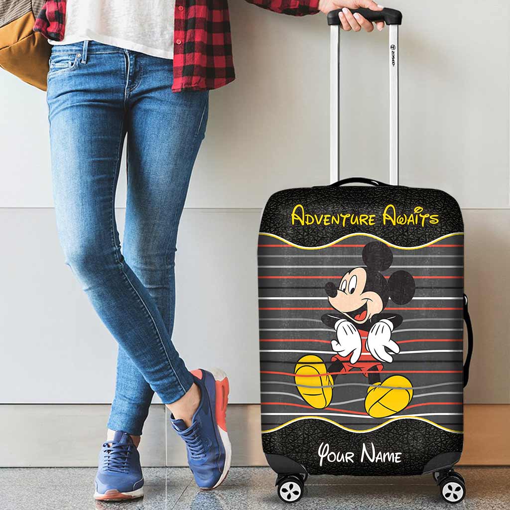 Personalized Disney Mickey Mouse Luggage Cover for Travel