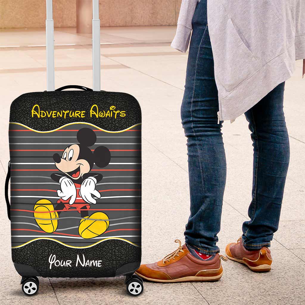 Personalized Disney Mickey Mouse Luggage Cover for Travel