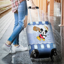 Load image into Gallery viewer, Personalized Mouse Luggage Cover with Name | Travel Gift for Kids
