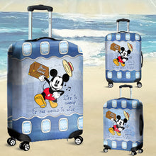 Load image into Gallery viewer, Personalized Mouse Luggage Cover with Name | Travel Gift for Kids
