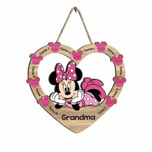 Load image into Gallery viewer, Personalized Minnie Mouse Wood Sign Gift for Grandma - Mother's Day
