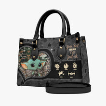 Load image into Gallery viewer, Personalized Leather Handbag for Grandma - Best Nana Ever Gift
