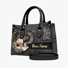 Load image into Gallery viewer, Personalized Leather Handbag Best Day Ever Gift for Her

