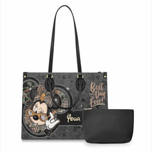 Load image into Gallery viewer, Personalized Leather Handbag Best Day Ever Gift for Her
