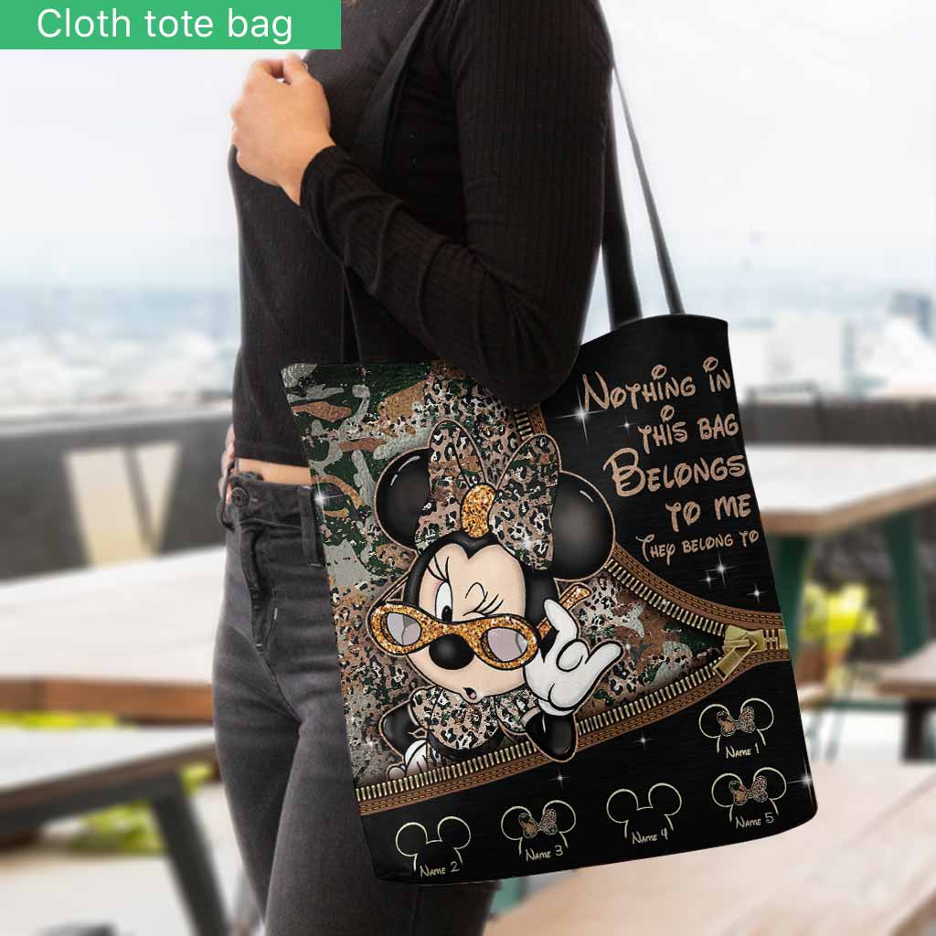 Personalized Minnie Mouse Tote Bag Custom Name Gift for Mom