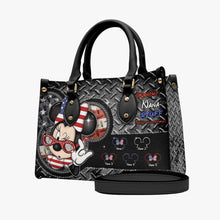 Load image into Gallery viewer, Personalized Leather Handbag with American Theme for Nana
