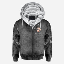 Load image into Gallery viewer, Personalized Couple Mouse All Over T-shirt Hoodie Custom Names Gift

