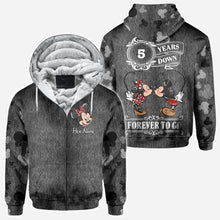 Load image into Gallery viewer, Personalized Couple Mouse All Over T-shirt Hoodie Custom Names Gift
