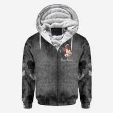 Load image into Gallery viewer, Personalized Couple Mouse All Over T-shirt Hoodie Custom Names Gift
