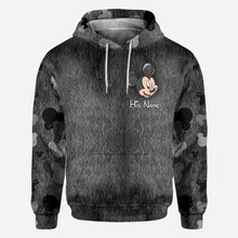 Load image into Gallery viewer, Personalized Couple Mouse All Over T-shirt Hoodie Custom Names Gift
