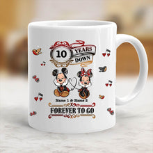 Load image into Gallery viewer, Personalized Couple Mug with Custom Names Unique Gift Idea
