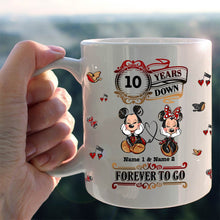 Load image into Gallery viewer, Personalized Couple Mug with Custom Names Unique Gift Idea
